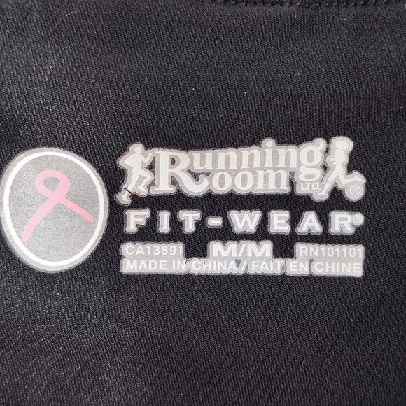 Running Room skirt Fit wear black with pink pattern women's size M - Picture 4 of 8